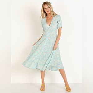 Faithfull the Brand Ari Midi Dress Zhoe Floral print